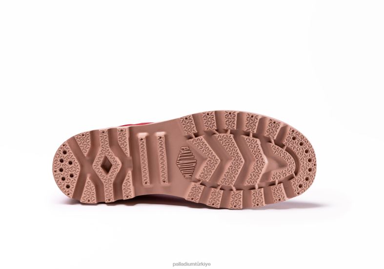Palladium ayakkabı kırmızı salsa çocuklar pampa merhaba v 8Z6D357