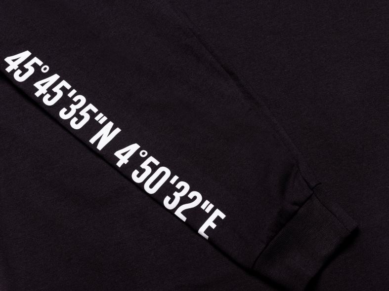 Palladium giysi siyah çocuklar uop uzun slv tişört 8Z6D345