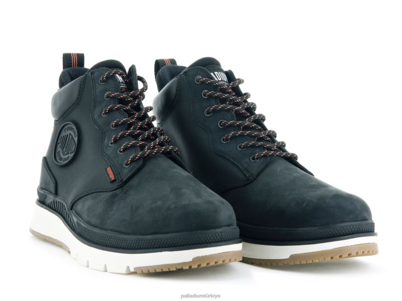 Palladium bot ayakkabı siyah erkekler pallasider manşet su geçirmez artı 8Z6D16
