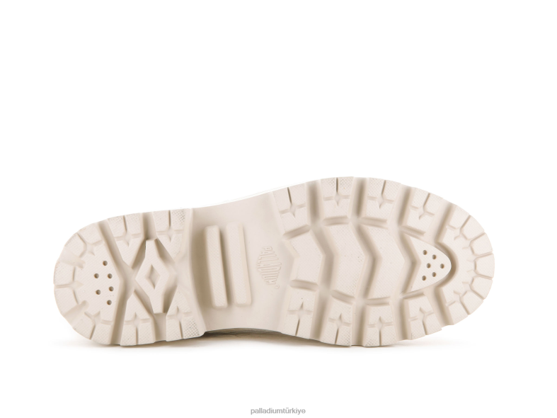 Palladium bot ayakkabı açık haki kadınlar pallabaz deri 8Z6D277