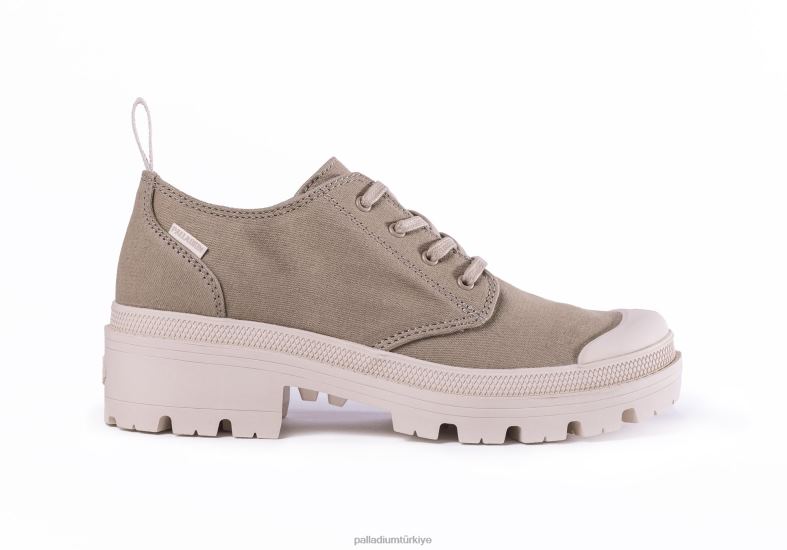 Palladium ayakkabı açık gri kadınlar pallabase dimi lo 8Z6D276