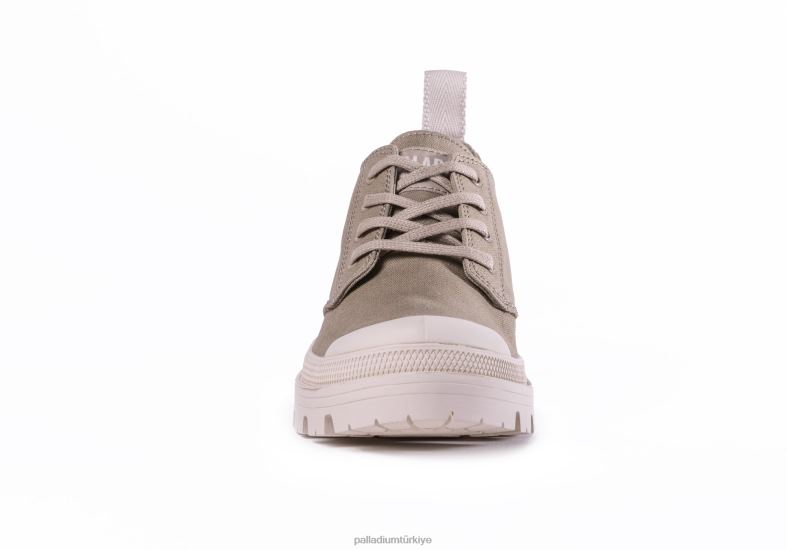 Palladium ayakkabı açık gri kadınlar pallabase dimi lo 8Z6D276