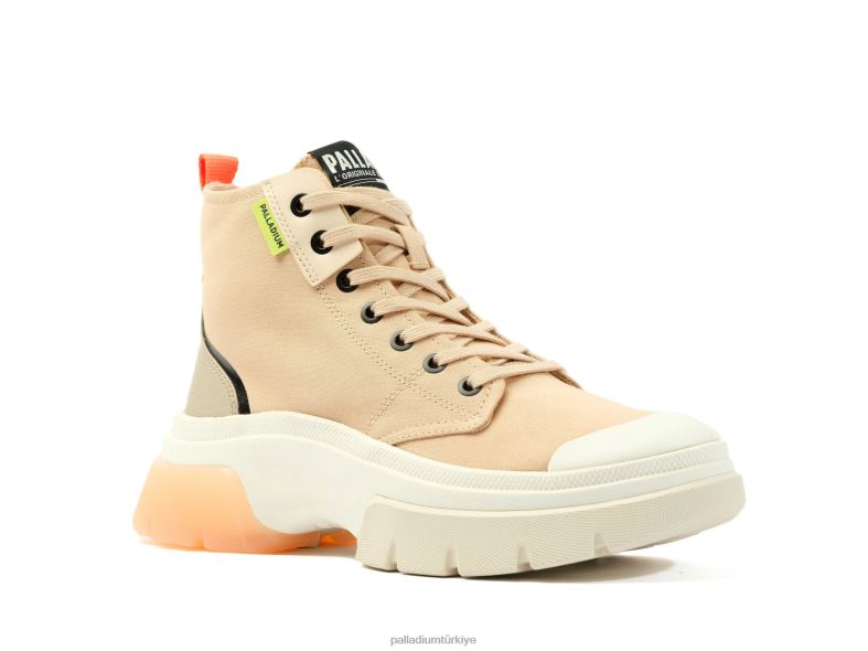 Palladium ayakkabı çıplak toz kadınlar pallawave orta metro 8Z6D281