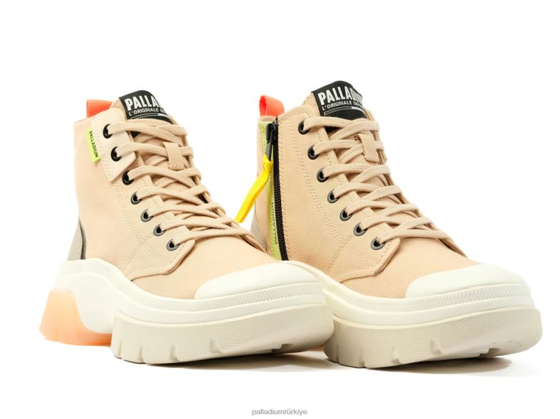 Palladium ayakkabı çıplak toz kadınlar pallawave orta metro 8Z6D281