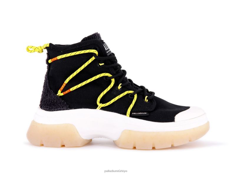 Palladium ayakkabı siyah/hatmi kadınlar pallawave dantel 8Z6D292