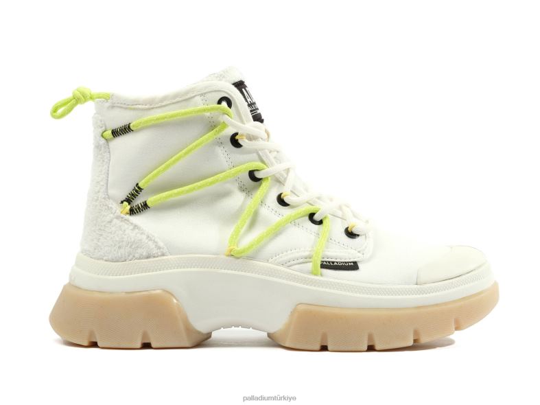 Palladium ayakkabı yıldız beyazı kadınlar pallawave dantel 8Z6D293