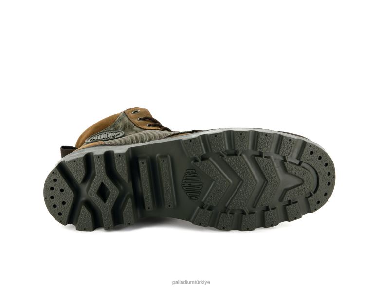 Palladium bot ayakkabı dizgin kahverengi/ay sisi üniseks pampa spor manşet wpn 8Z6D114