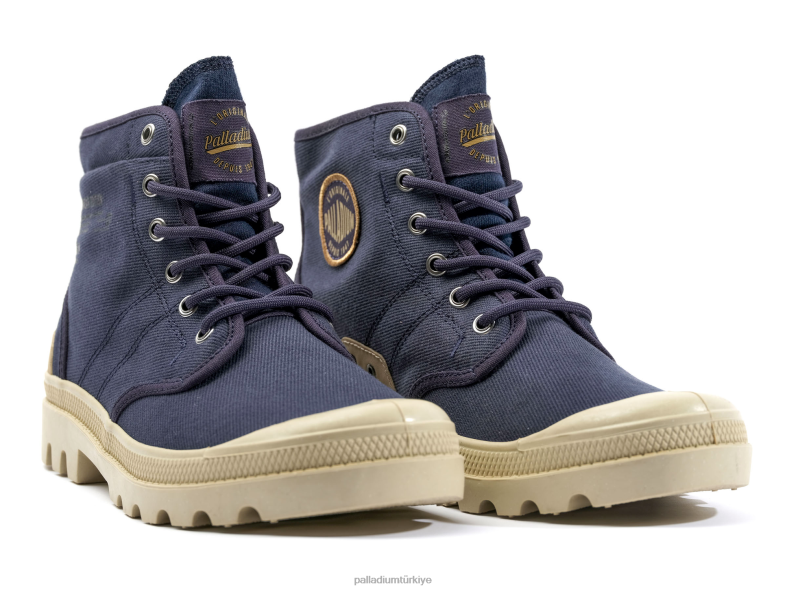 Palladium bot ayakkabı ruh hali indigo üniseks pallabröz iş giysisi 8Z6D10