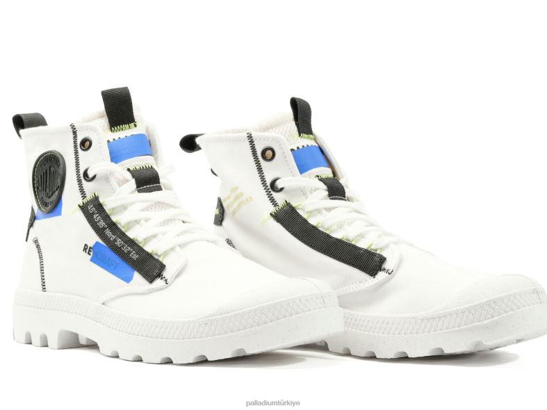 Palladium bot ayakkabı yıldız beyazı/mavi üniseks pampa merhaba yeniden zanaat 8Z6D3