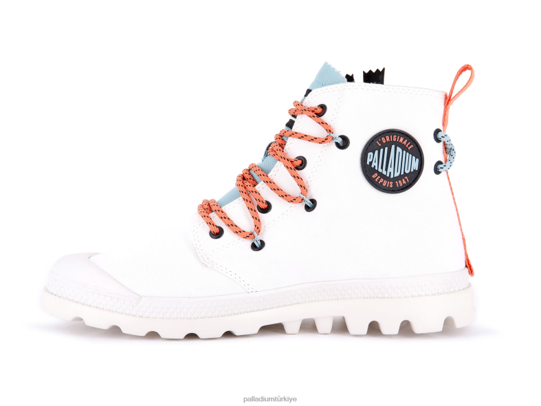 Palladium bot ayakkabı yıldız beyazı üniseks pampa lite dantel 8Z6D42