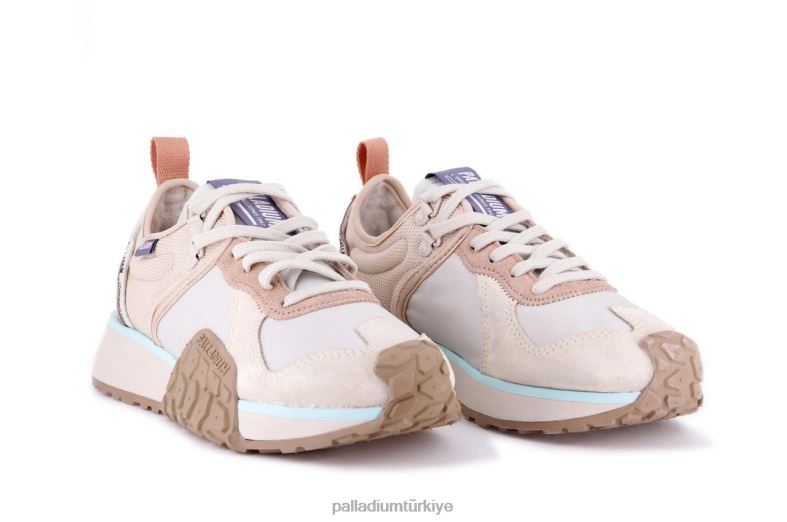 Palladium ayakkabı fildişi kreması/ay fasulyesi üniseks asker koşucusu 8Z6D171