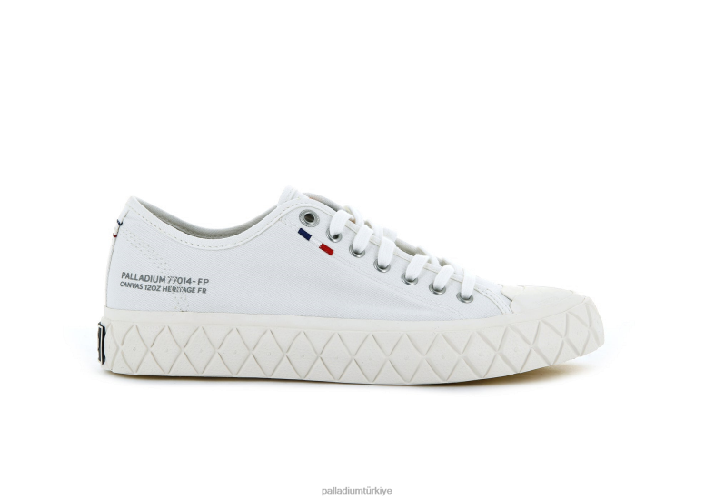 Palladium ayakkabı yıldız beyazı üniseks palla ace tuval 8Z6D187