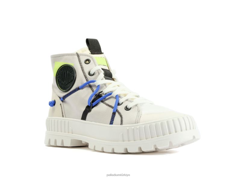 Palladium ayakkabı buhar/yıldız beyazı üniseks palashock yeniden zanaat 2 8Z6D128