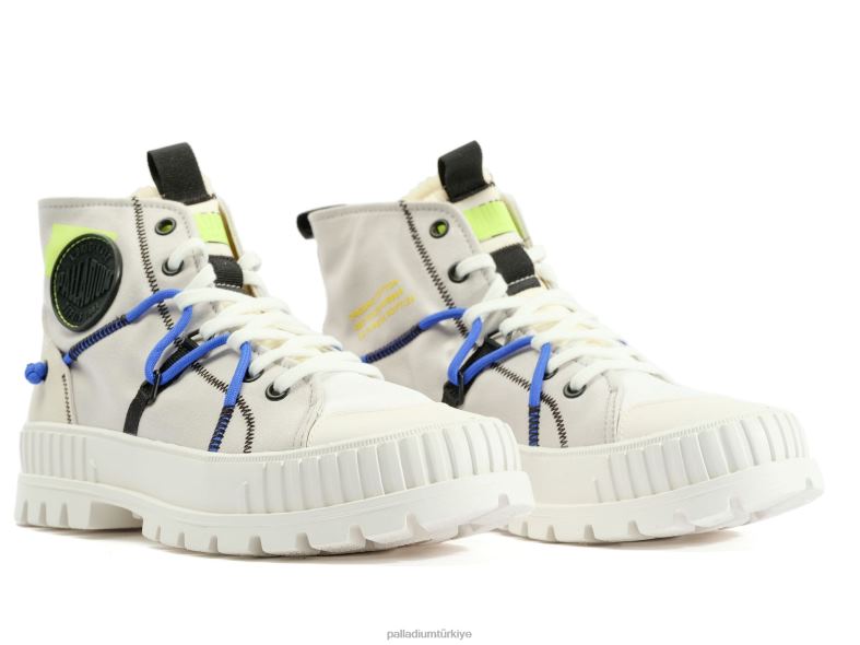 Palladium ayakkabı buhar/yıldız beyazı üniseks palashock yeniden zanaat 2 8Z6D128