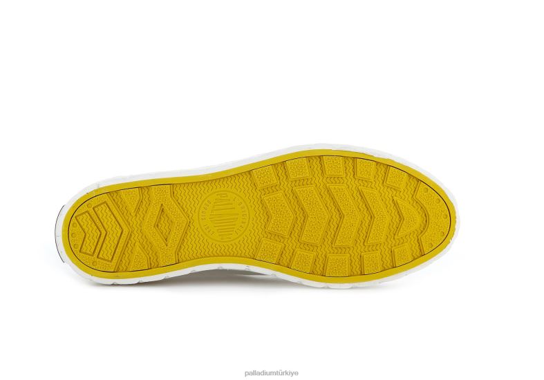 Palladium ayakkabı yıldız beyazı üniseks palla ace kanvas orta 8Z6D151